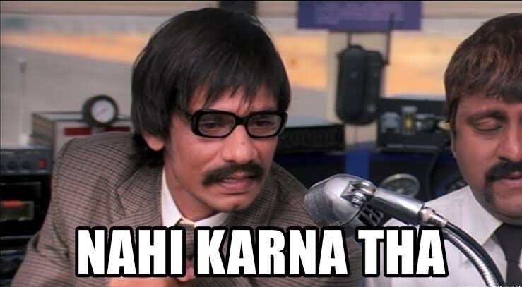 nahi karna tha